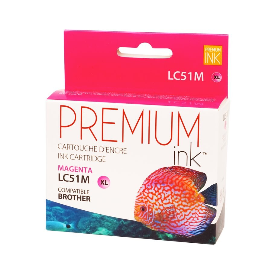 Brother LC51 XL Alternative Magenta Premium Ink Brother LC51 XL Alternative Magenta Premium Ink